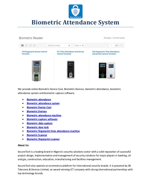 Biometric Fingerprint Scanner Software